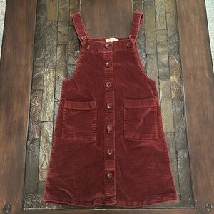 Girl’s Chelsea & Violet Corduroy Overall Dress